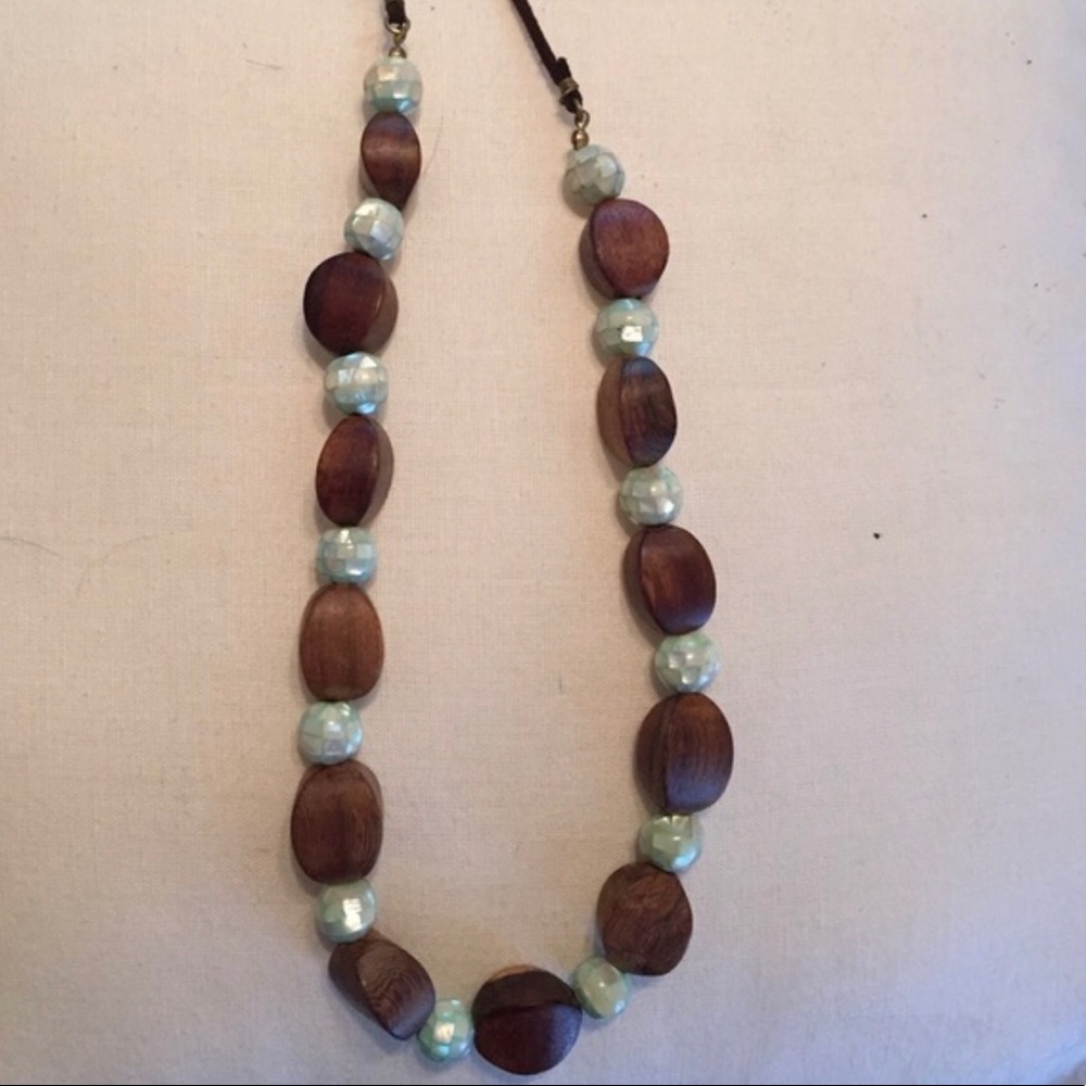 Wooden necklace